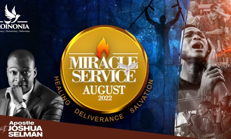 Songsvine - Apostle Joshua Selman – Koinonia Abuja Miracle Service August 2022